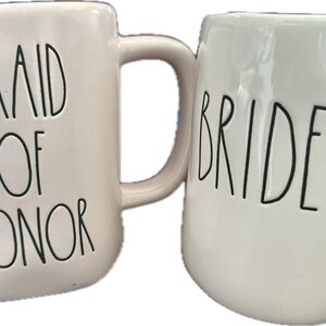 Rae Dunn Bridesmaid & Maid of Honor Coffee Mug Set – Perfect Gift!